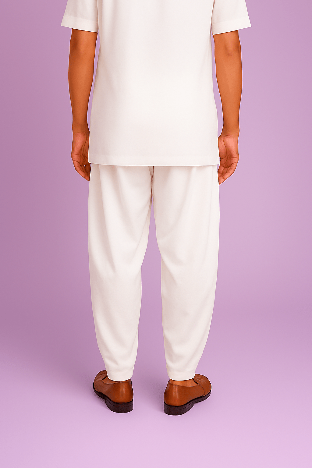 Weekdays Zapata High Quality Cotton White Fabric – 36" Soft, Buttery Smooth & Breathable, Perfect for Pajamas & Salwars - Poshak Fabrics