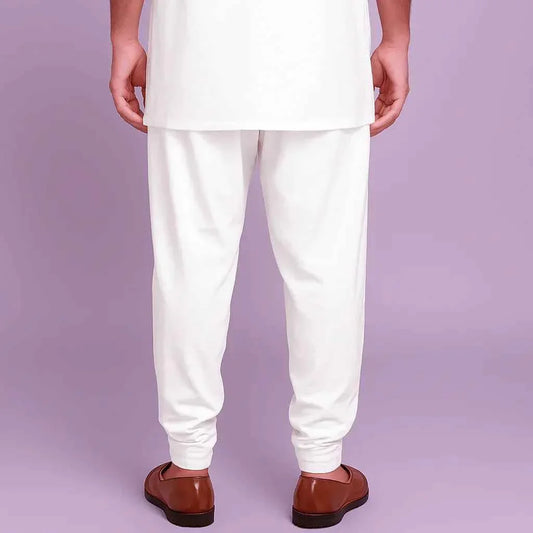 men's fabrics weekdays-zapata-high-quality-cotton-white-fabric-36-soft-buttery-smooth-breathable-perfect-for-pajamas-salwarscotton-pajama-6037566 - Poshak Fabrics
