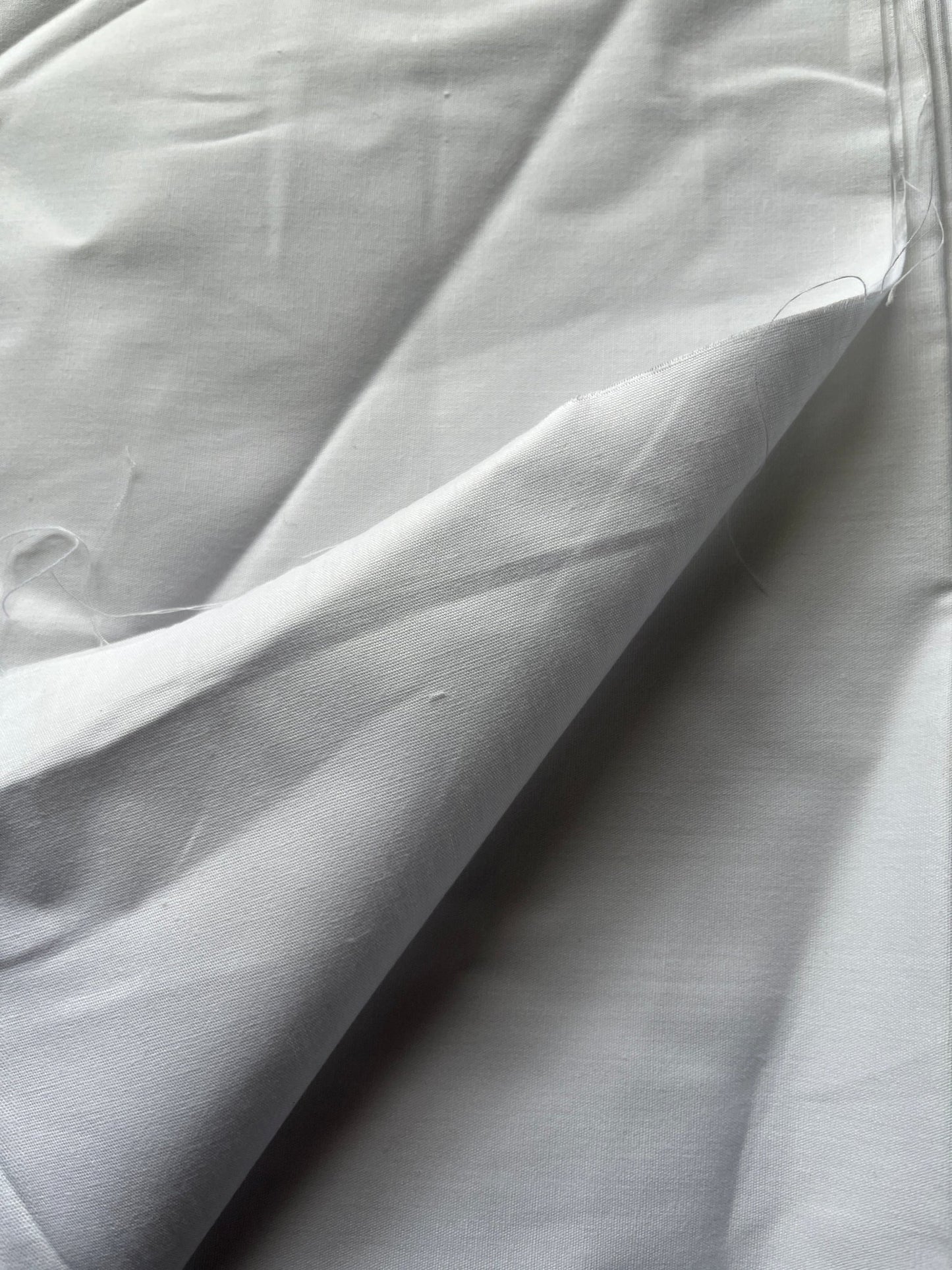 Weekdays Zapata High Quality Cotton White Fabric – 36" Soft, Buttery Smooth & Breathable, Perfect for Pajamas & Salwars - Poshak Fabrics