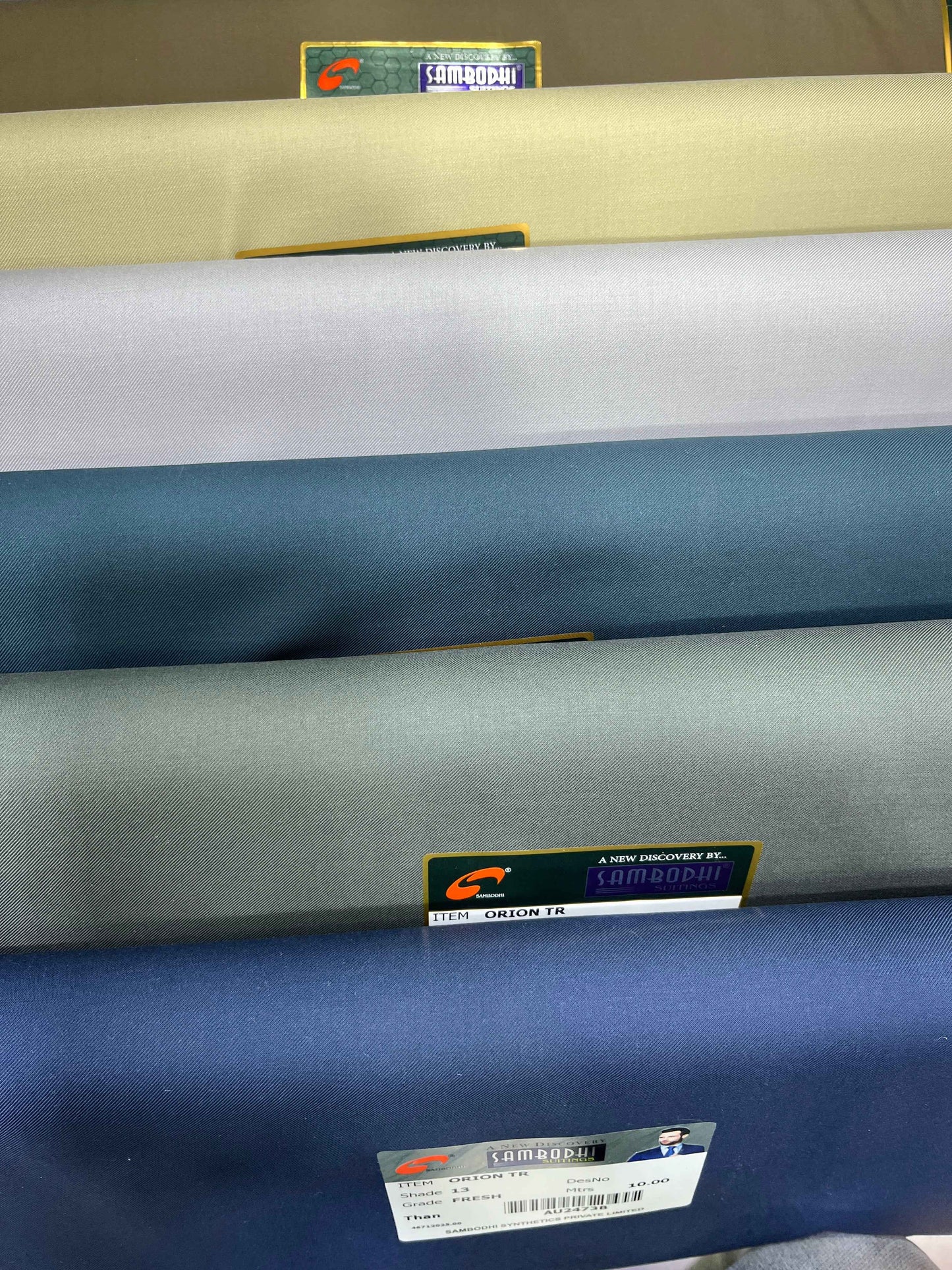 *Just Launched* Sambodhi Orion Tetra Rayon Stretchable Premium Suiting Fabrics – 58" Soft, Breathable & Durable for Perfectly Tailored Trousers, Suits and Blazers