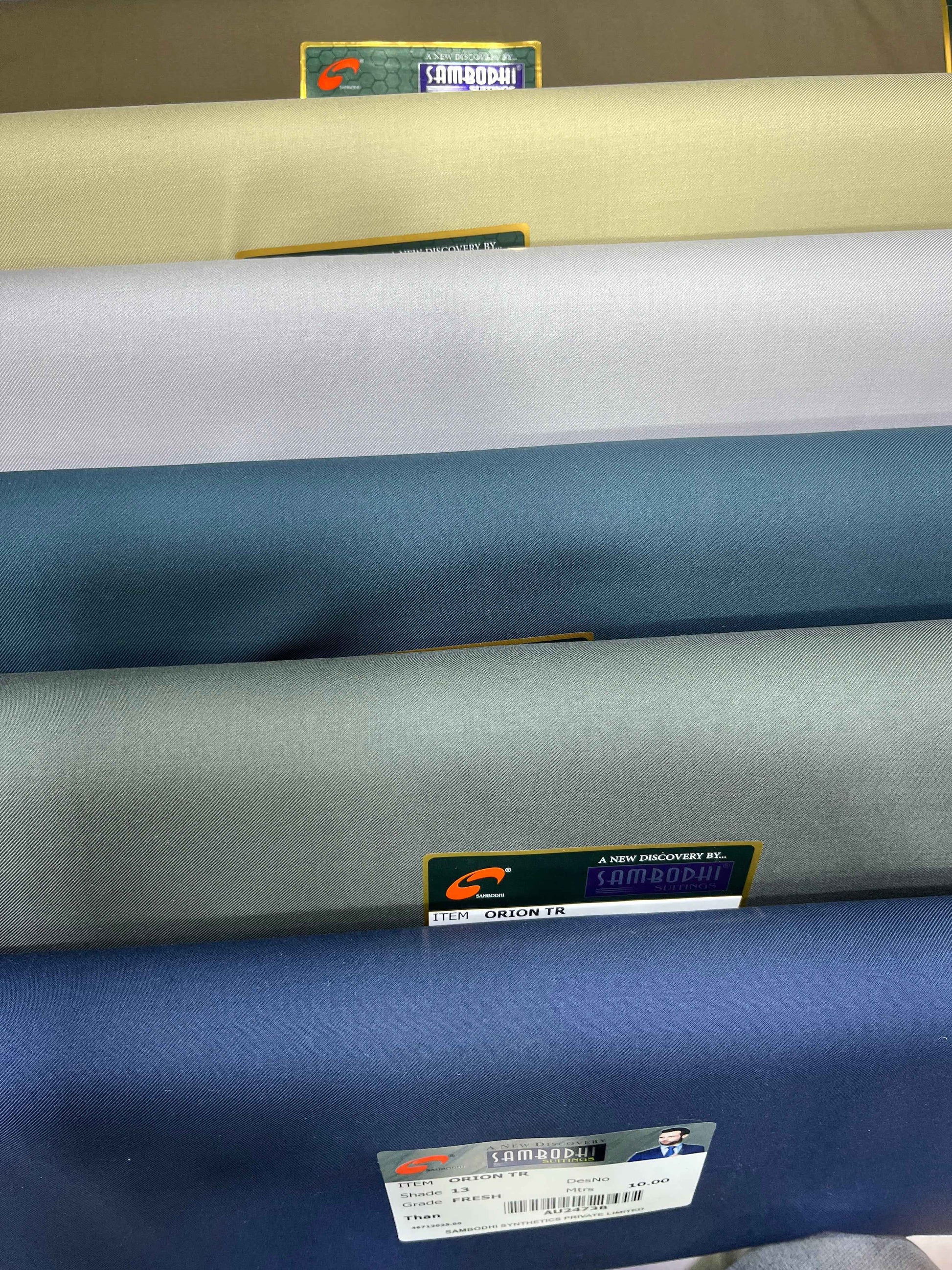 *Just Launched* Sambodhi Orion Tetra Rayon Stretchable Premium Suiting Fabrics – 58" Soft, Breathable & Durable for Perfectly Tailored Trousers, Suits and Blazers