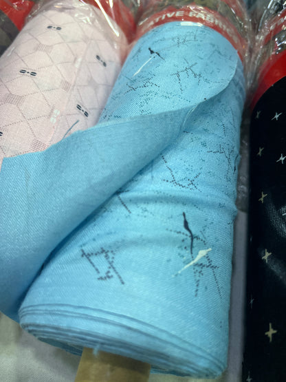 Premium Mohan Lusture Venture Printed Shirting Fabric – 36” (Purple, Pink, Sky Blue, Black, Maroon)