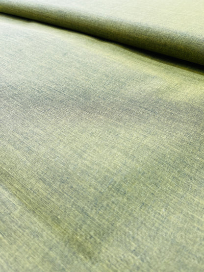 Premium Mustard Addi/Paper Cotton Textured Kurta Fabric – Ultra-Thin & Breathable, 58" Wide