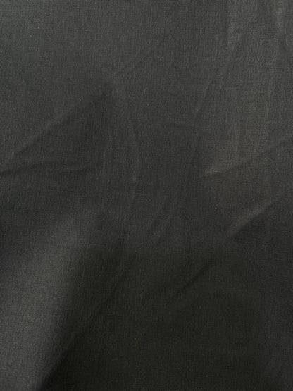 Premium Black Addi/Paper Cotton Kurta Fabric – Ultra-Thin & Breathable, 58" Wide