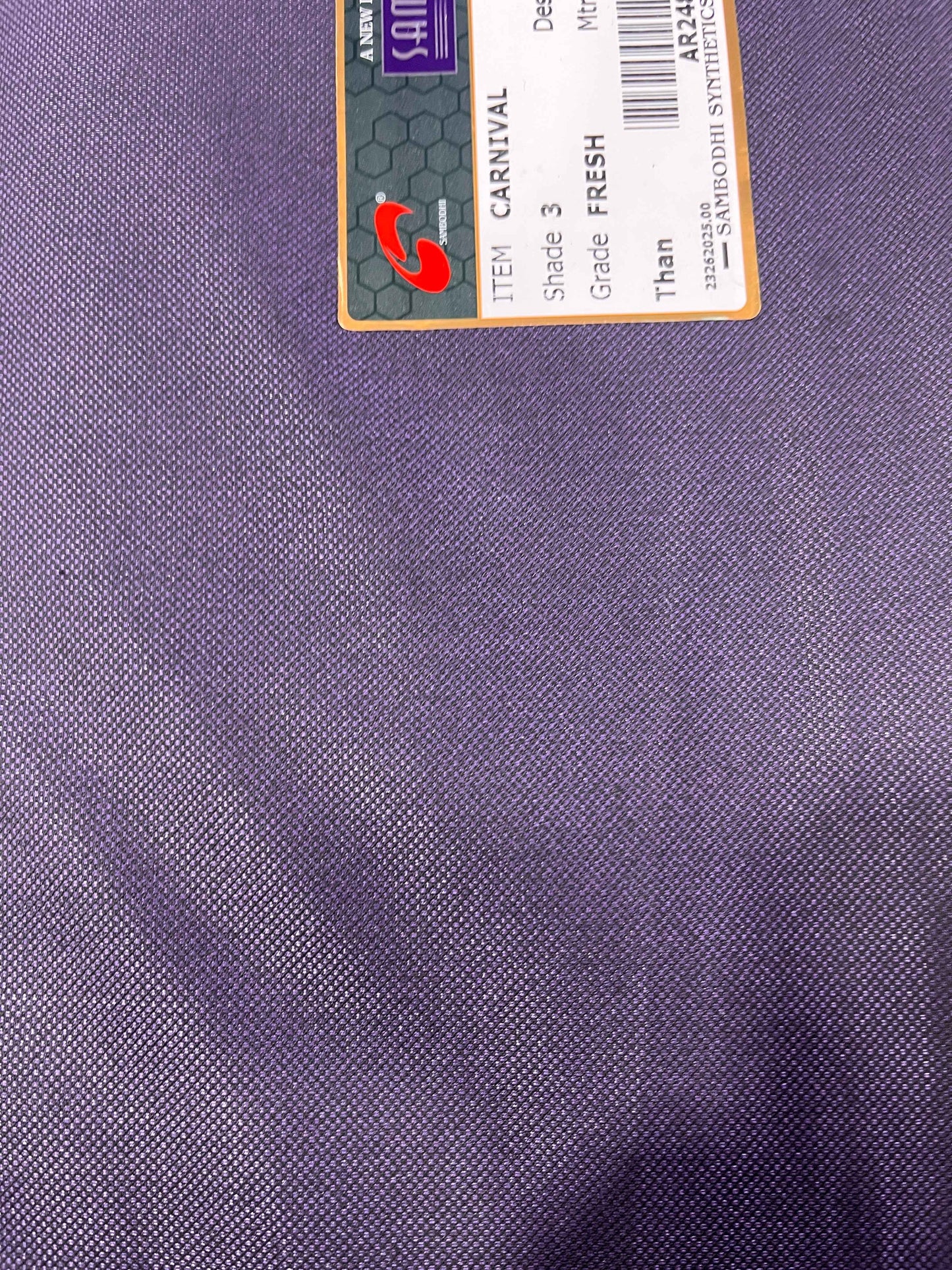 Carnival 58" Purple Dotted TR Premium Suiting Fabric – Lustrous Tailoring Fabric for Suits, Blazers & Trousers