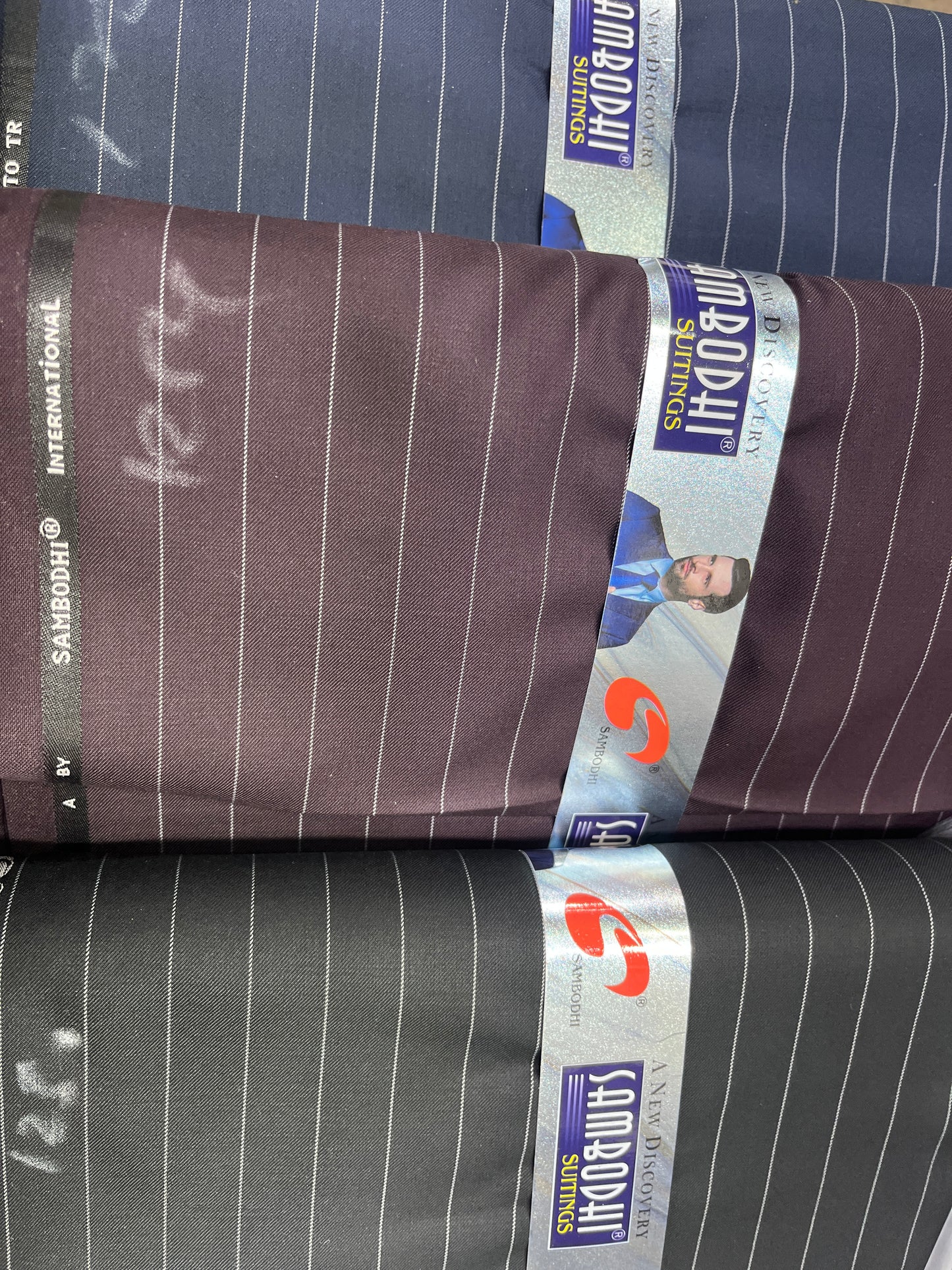 Bristro Premium TR Striped Collection Suitings Fabric – Tailored Luxury for Well-Stitched Formalwear