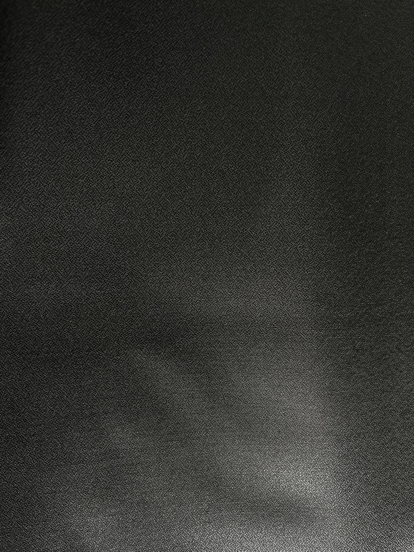 Vadera Gwalior Shiny Black Terricot Trouser Fabric – Thin, Soft, Lightweight & Tailor-Perfect (58" Wide)
