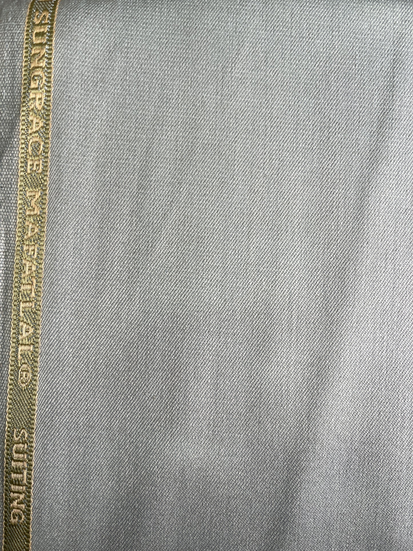 Sungrace Mafatlal Light Green Lycra Mix Trouser Fabric – Semi-Thick, Stretchable, Breathable & Soft (58" Wide)