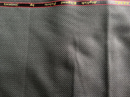 Simona’s Green Checkered Texture Terri-cotton Fabric – Thin, Breathable & Lightweight (58” Wide)