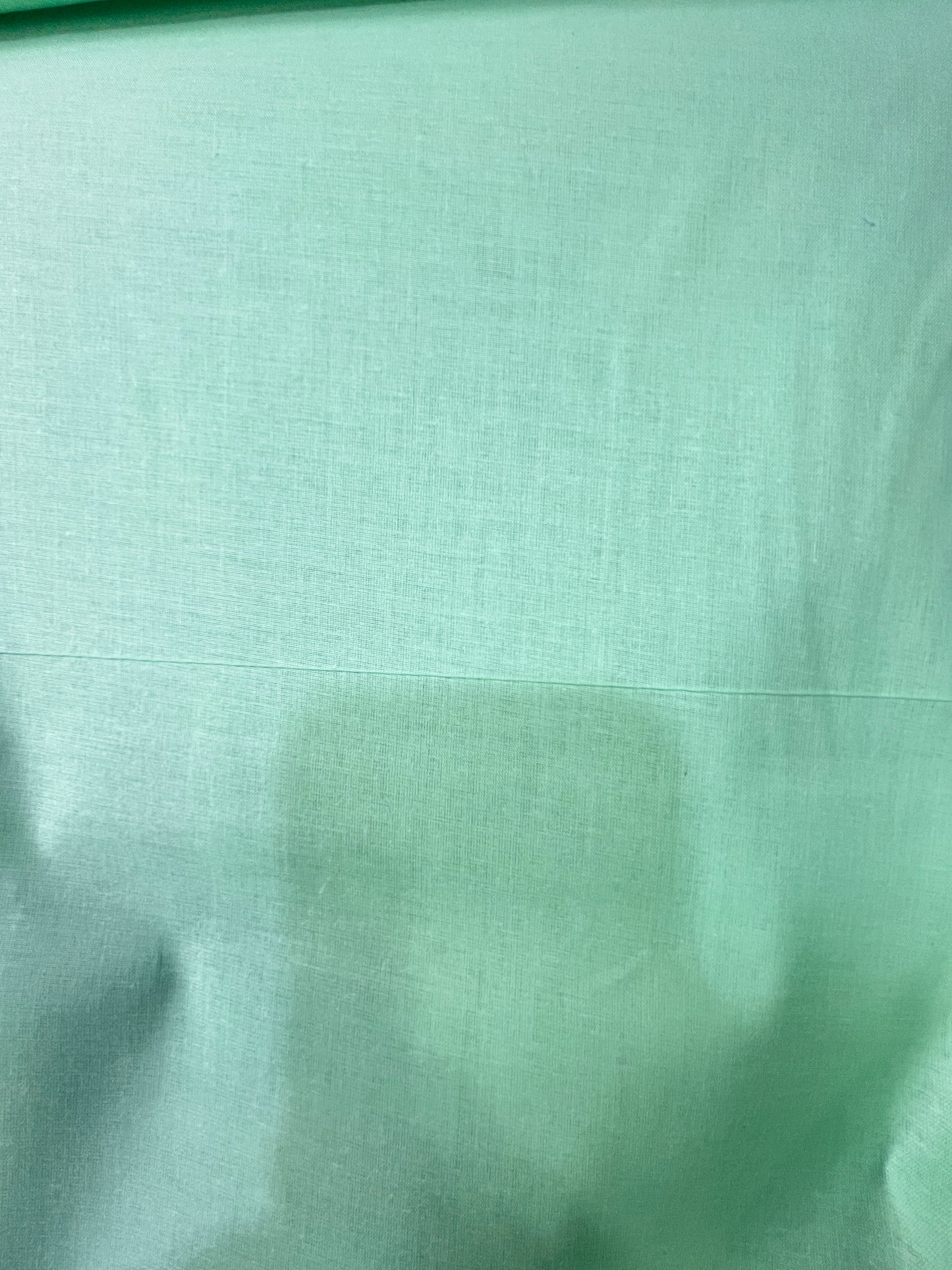 Premium Mint Green Addi/Paper Cotton Kurta Fabric – Ultra-Thin & Breathable, 58" Wide