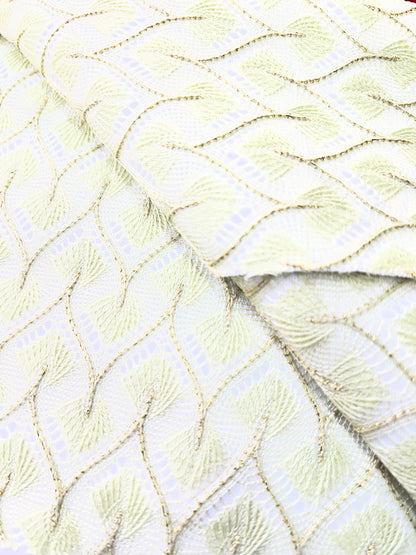 Premium Wrinkle-Free W-Design Jacquard Fabric – Super Silky & Regal for Kurta and Sherwani