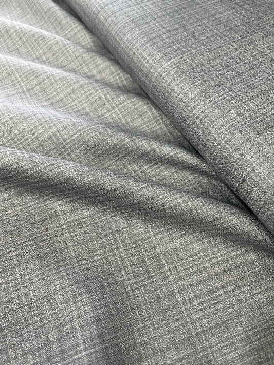 Premium 58" Sambodhi Dinar Linen Feel Checkered Suiting Fabric – Ideal for Well-Structured Trousers