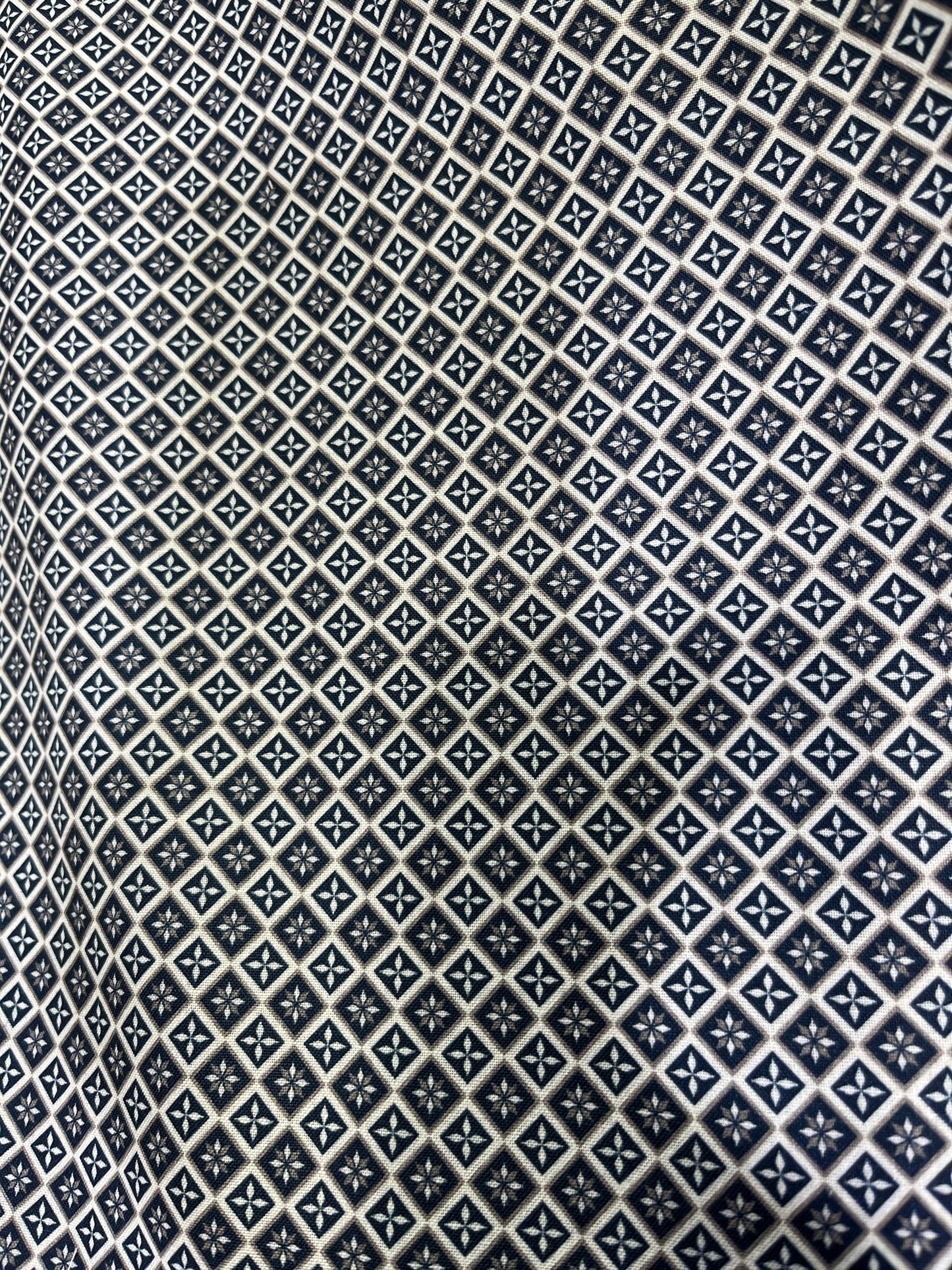 Premium Mix-Cotton Sea Green Geometric Digital Print Fabric – 36” Width for Tailored Kurtas