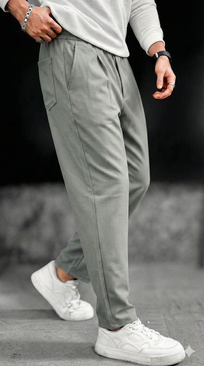 Korean Pants Special- Self Designed Plain Lycra Imported Fabric