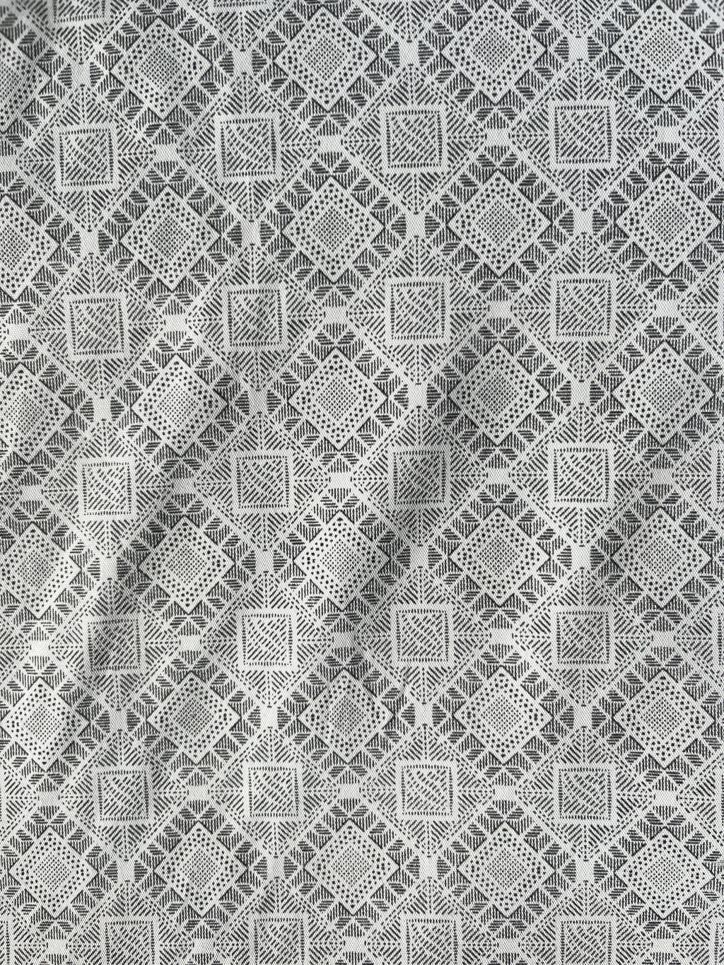Printed white lightweight shirting