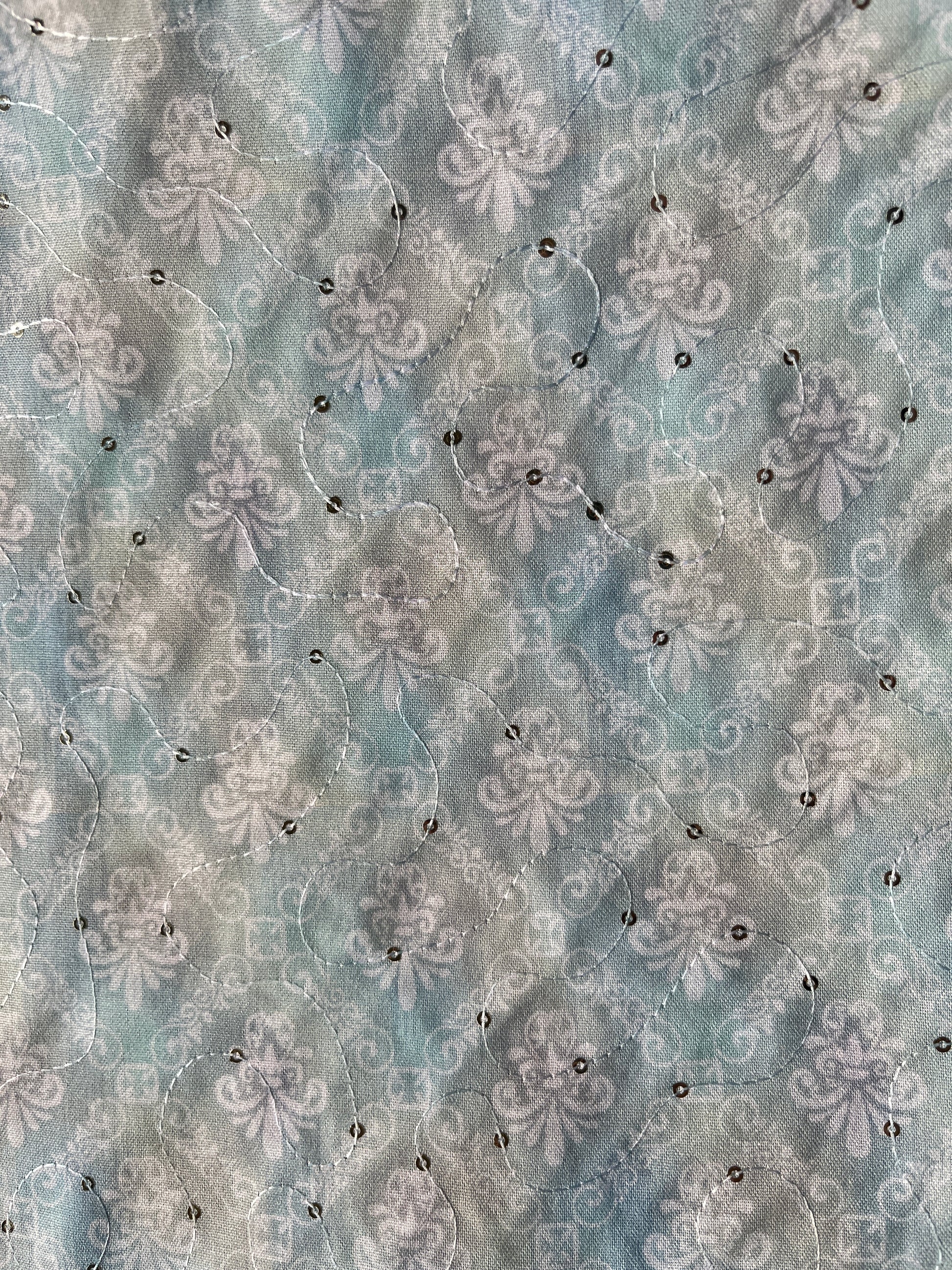 Printed sequence shirting/kurta
