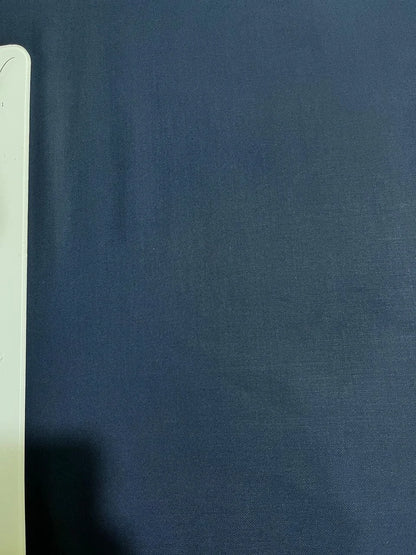 Solid blue color swatch suiting fabric