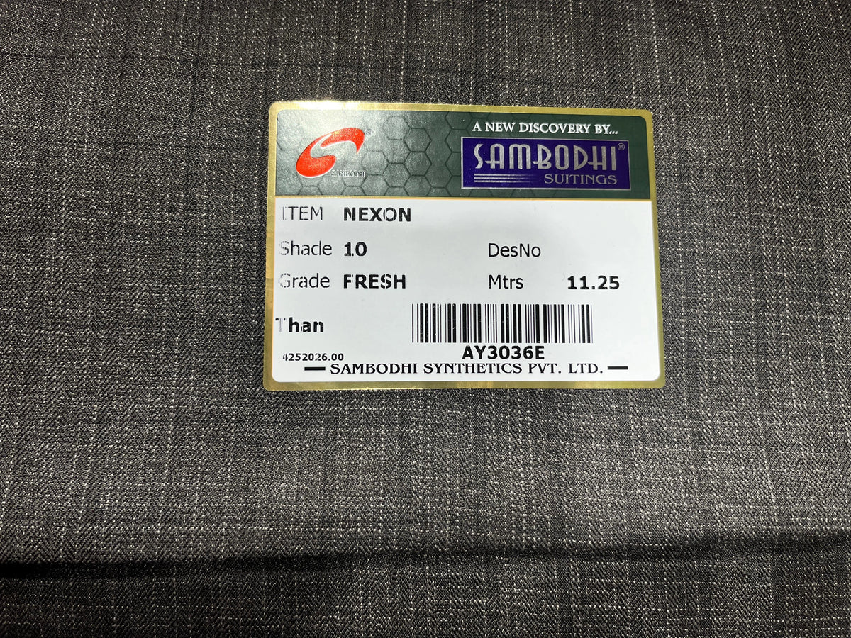 Nexon Matty 1.2m Trouser Fabric – Blue, Brown, Grey & Purple