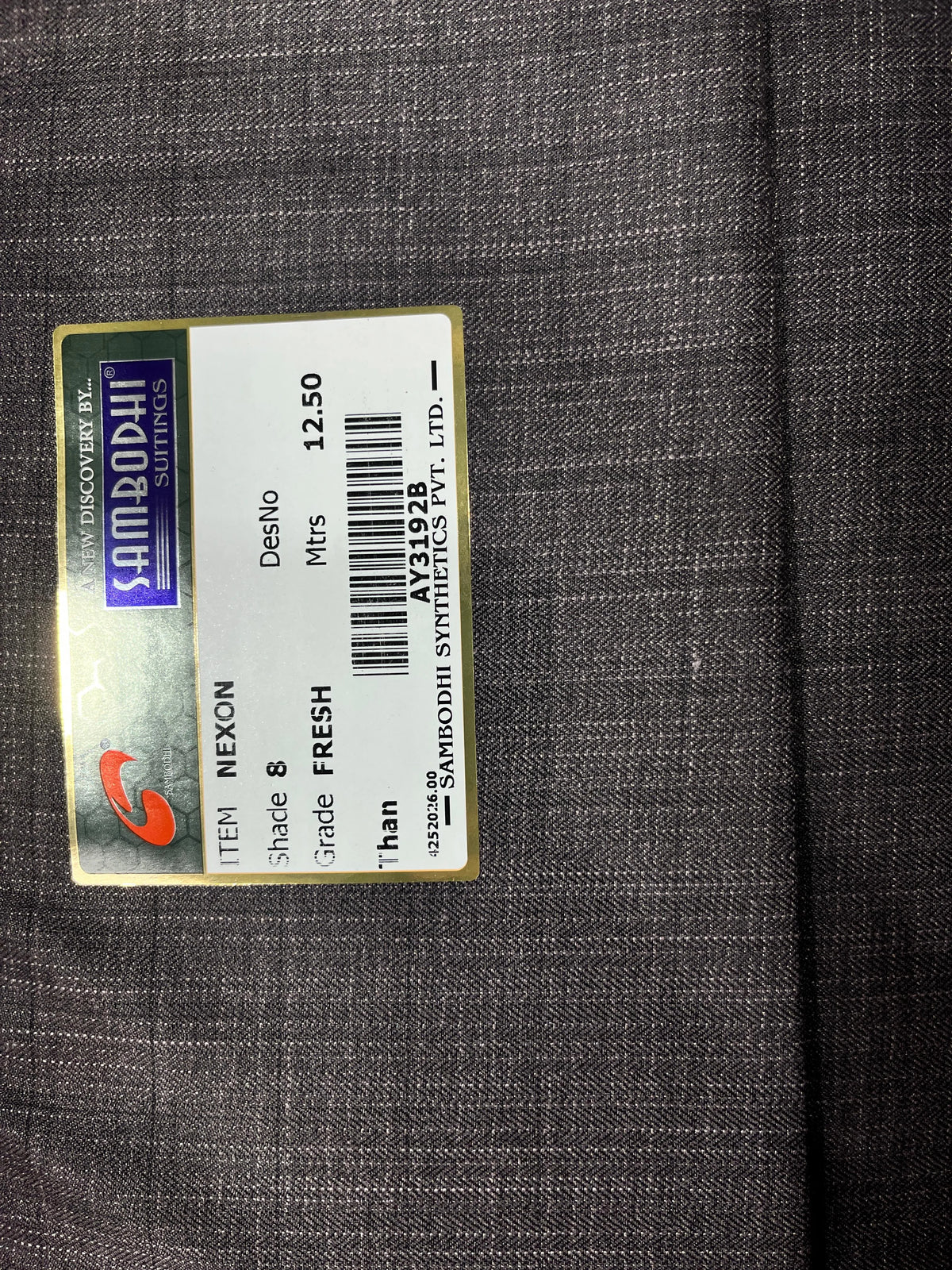 Nexon Matty 1.2m Trouser Fabric – Blue, Brown, Grey & Purple