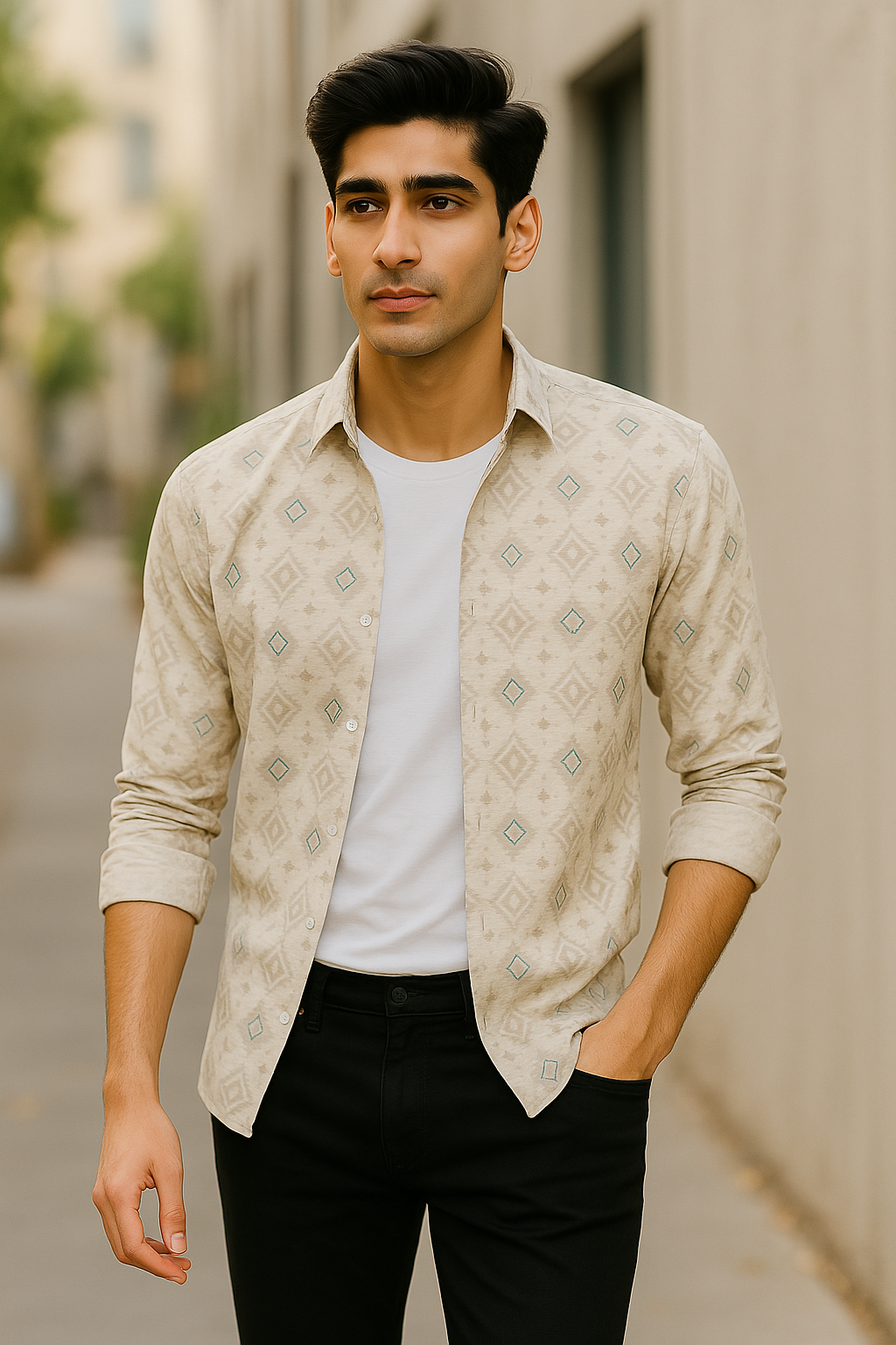 Dobby Mix Fabric Shirting