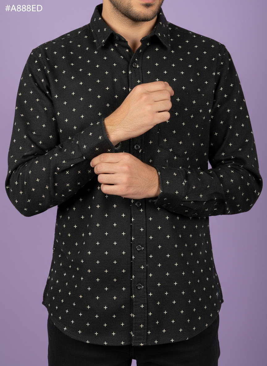 Premium Mohan Lusture Venture Printed Shirting Fabric – 36” (Purple, Pink, Sky Blue, Black, Maroon)