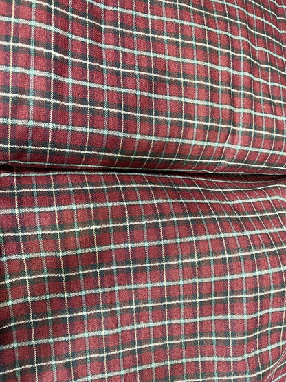 Binny Cottswool Checkered Winterwear Fabric (44” Wide, Multiple Designs, Soft & Warm Wool Blend) - Poshak Fabrics