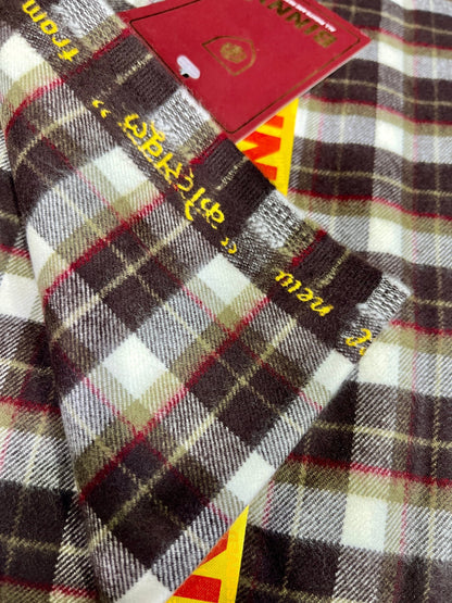 Binny Cottswool Checkered Winterwear Fabric (44” Wide, Multiple Designs, Soft & Warm Wool Blend) - Poshak Fabrics