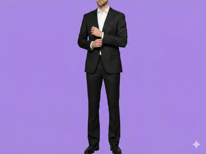 Premium 58" Armani Wrinkle-Free Velvety Suiting Fabric for Suits & Bootcut Trousers - Poshak Fabrics