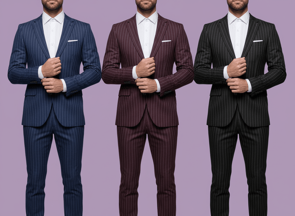 Bristro Premium TR Striped Collection Suitings Fabric – Tailored Luxury for Well - Stitched Formalwear - Poshak Fabrics