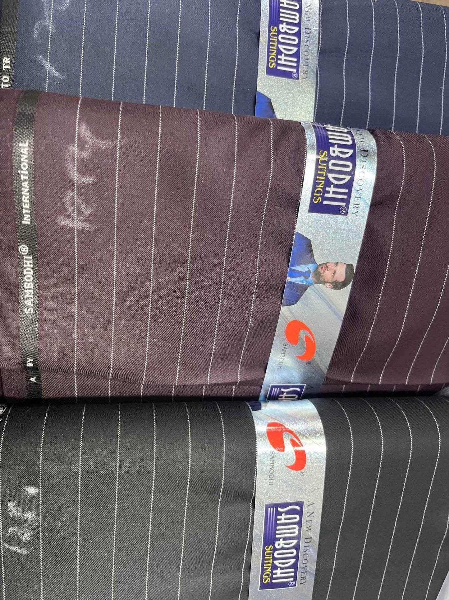 Bristro Premium TR Striped Collection Suitings Fabric – Tailored Luxury for Well-Stitched Formalwear