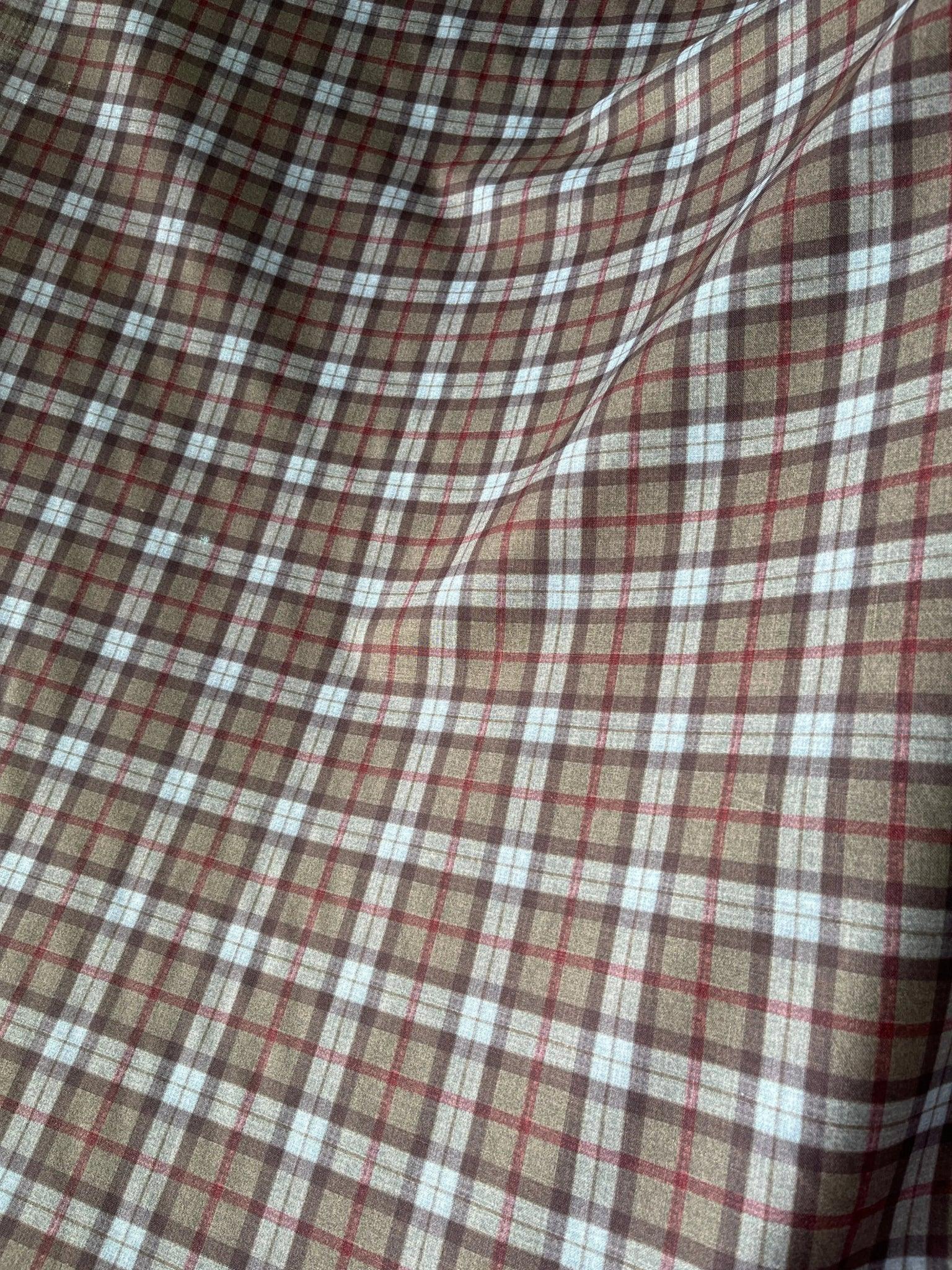 Himank 36" PC Cotton Checks Shirting & Kurta Fabric - Poshak Fabrics