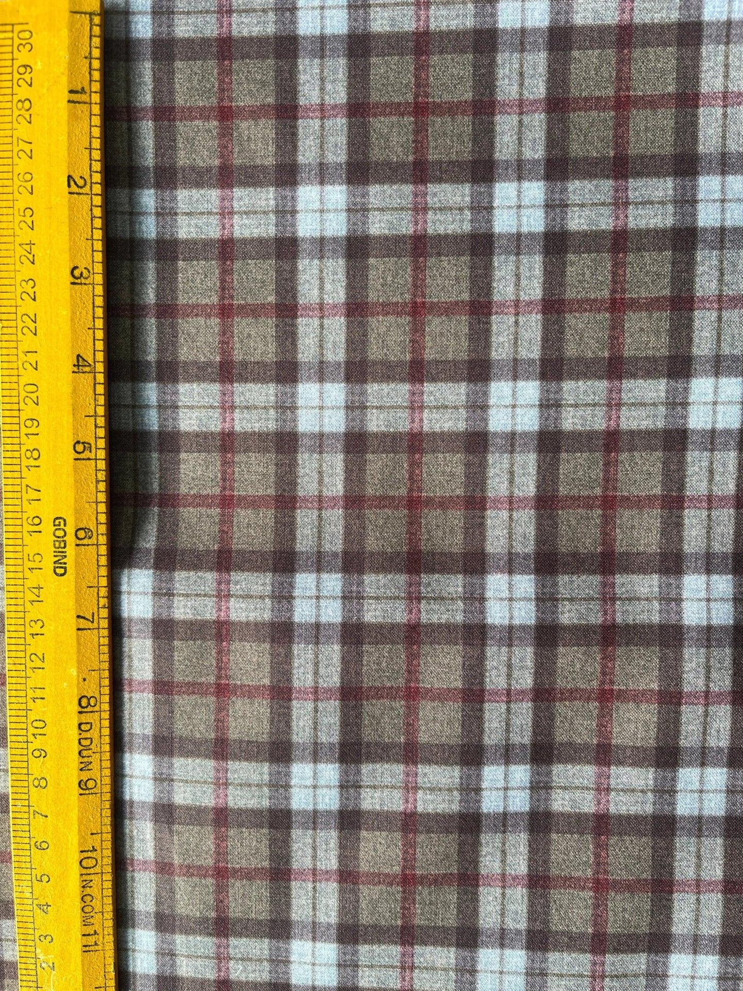 Himank 36" PC Cotton Checks Shirting & Kurta Fabric - Poshak Fabrics