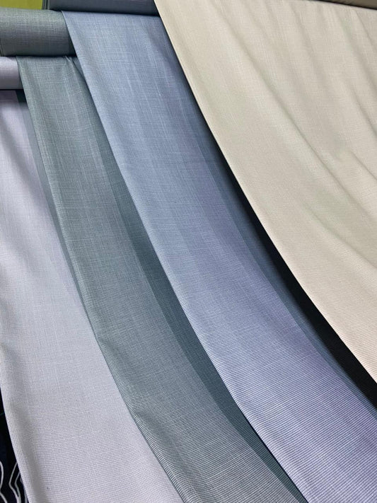 VHemisphere Lycra Derby Premium Stretchable Suiting Fabric - Fine Blend with Soft Finish (Multiple Colors)