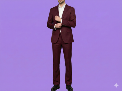 Premium 58" Armani Wrinkle-Free Velvety Suiting Fabric for Suits & Bootcut Trousers - Poshak Fabrics