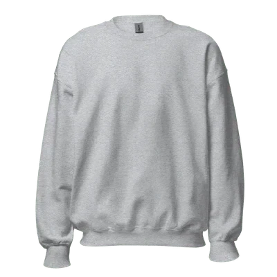 Plains - SPRY by Poshak Men’s Grey Melange Heavyweight Sweatshirt – 450 GSM DTF-Ready Everyday Essential