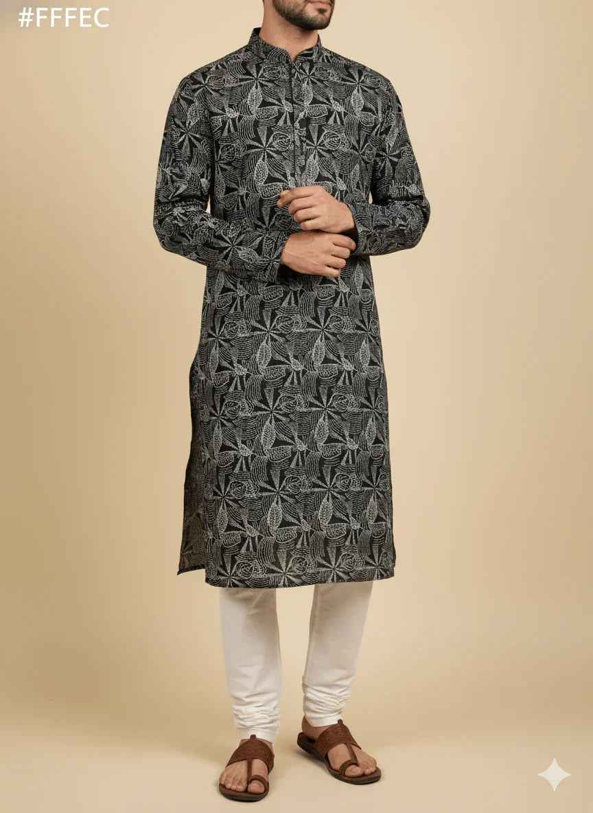 Mohan Premium Lusture Venture Cotton Mix Printed Shirting Fabric – Navy Patterns Collection (36" Width)