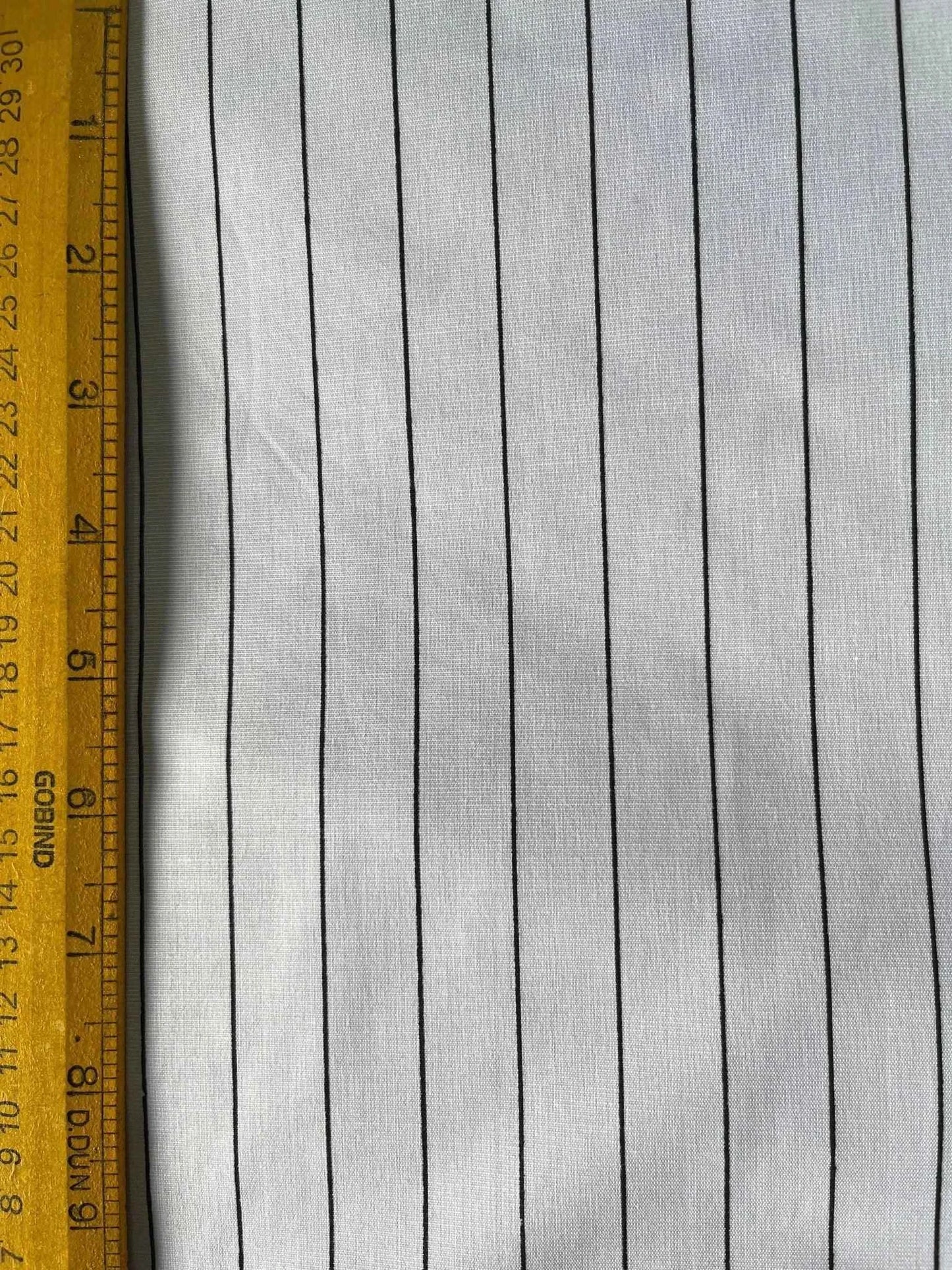 Mohan’s White Strap Texture Shirting Fabric – 36" Soft, Thin & Breathable, Ideal for Well-Stitched Shirts