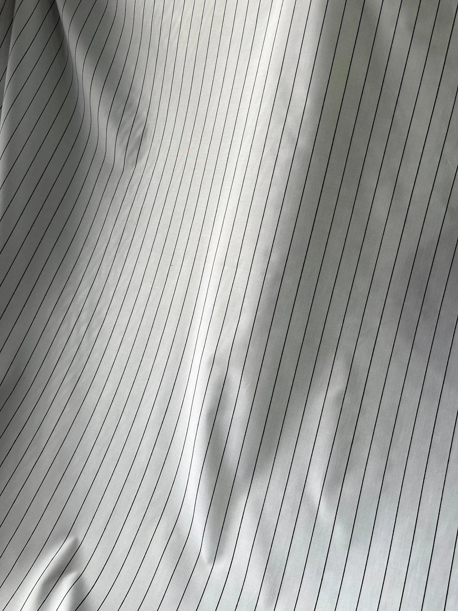 Mohan’s White Strap Texture Suiting Fabric – 36" Soft, Thin & Breathable, Premium Choice for Kurta - Poshak Fabrics