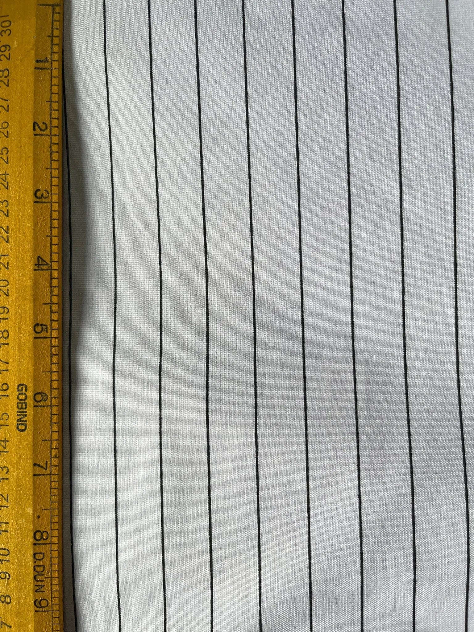 Mohan’s White Strap Texture Suiting Fabric – 36" Soft, Thin & Breathable, Premium Choice for Kurta - Poshak Fabrics