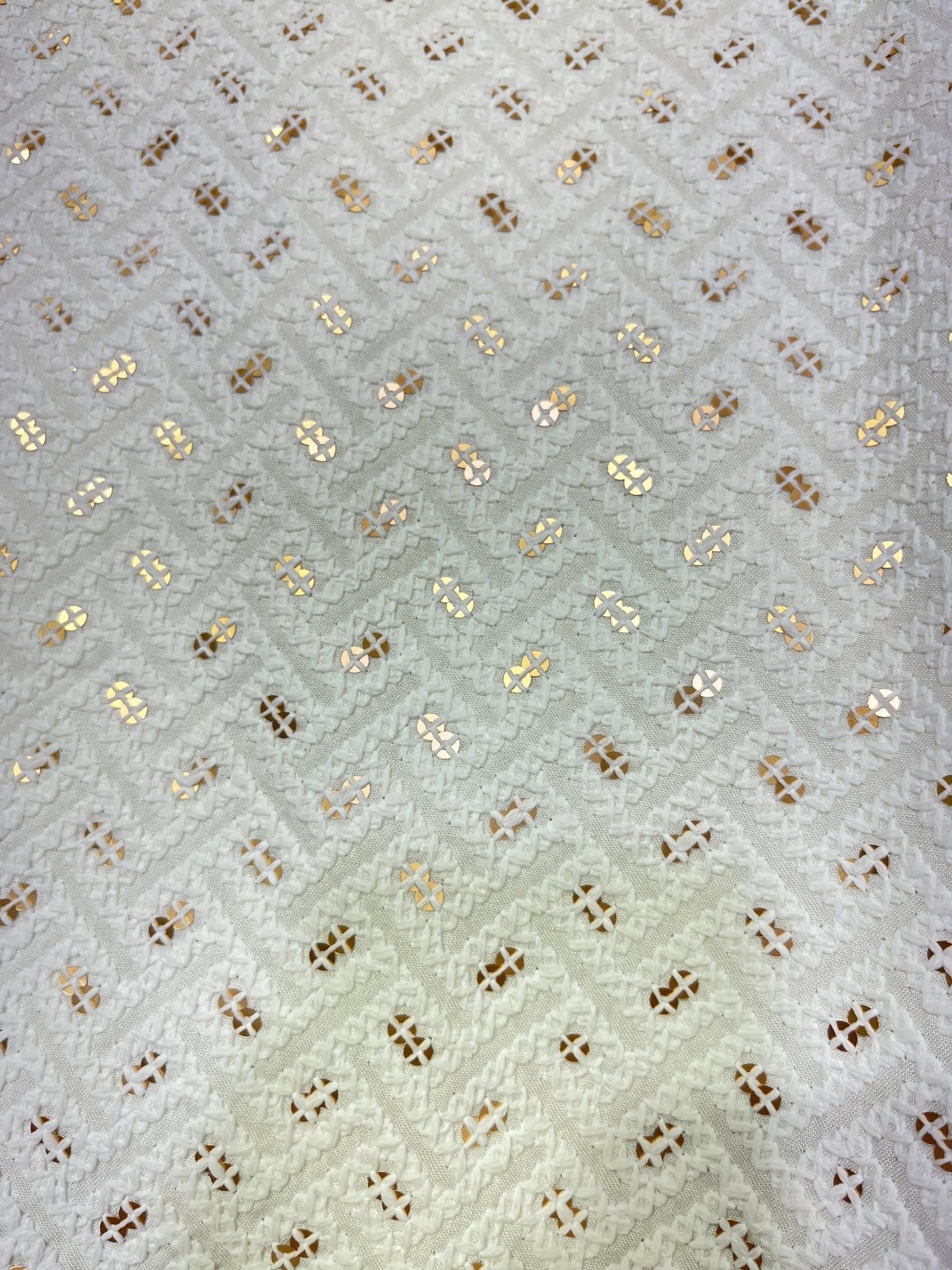 Pastel Sequins Cotton Chikan Fabrics – “Dusky Amethyst”, “Champagne Lace”, “Verdant Whisper”, “Eclipse Silver”, “Blushed Petal” | 58” Wide | Soft & Breathable | Kurta Perfection - Poshak Fabrics
