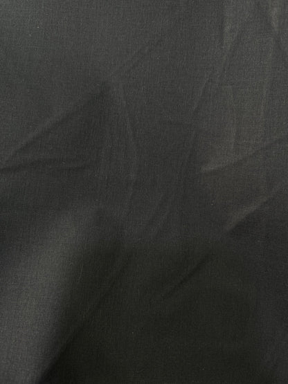 Premium Black Addi/Paper Cotton Kurta Fabric – Ultra - Thin & Breathable, 58" Wide - Poshak Fabrics