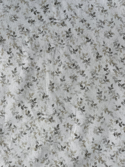 Premium Cotton - Mix Floral/Leaf Print Fabric (36" W) – Crafted for Tailored Shirts & Kurtas - Poshak Fabrics