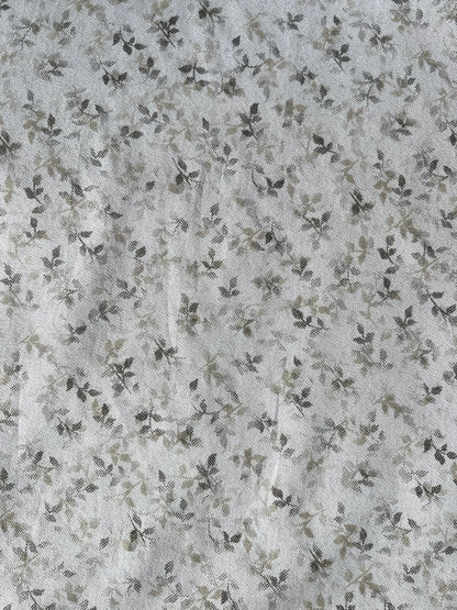 Premium Cotton - Mix Floral/Leaf Print Fabric (36" W) – Crafted for Tailored Shirts & Kurtas - Poshak Fabrics