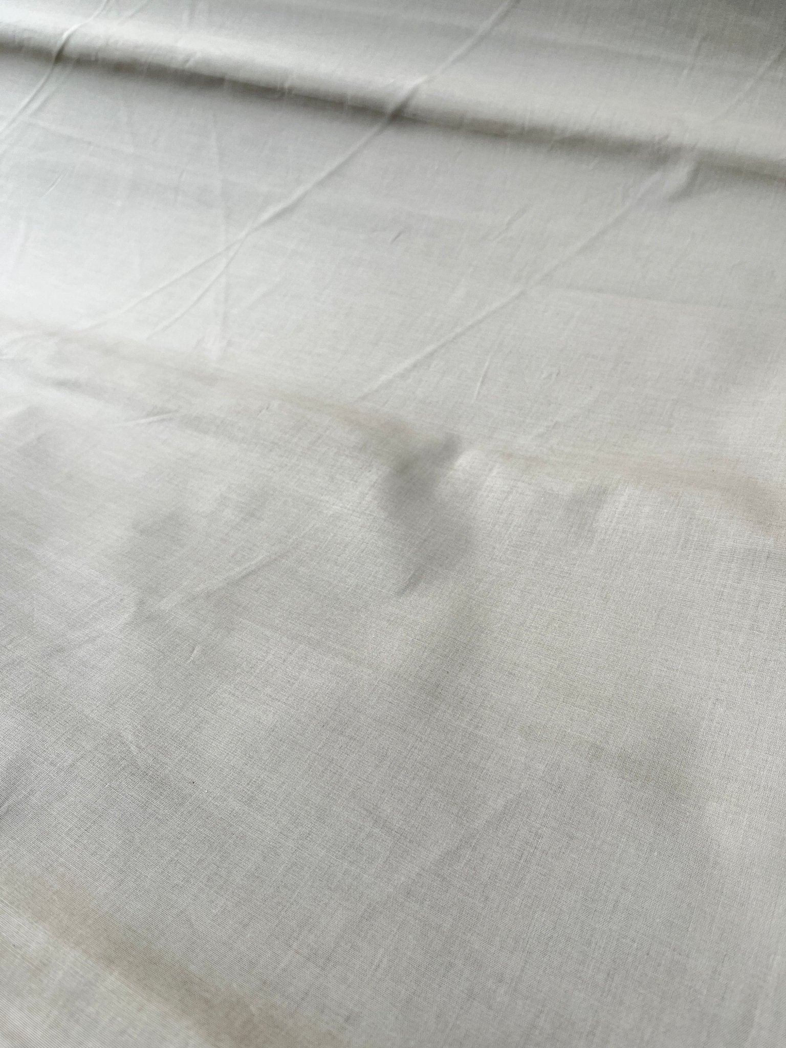 Premium Cream Addi/Paper Cotton Kurta Fabric – Ultra - Thin & Breathable, 58" Wide - Poshak Fabrics
