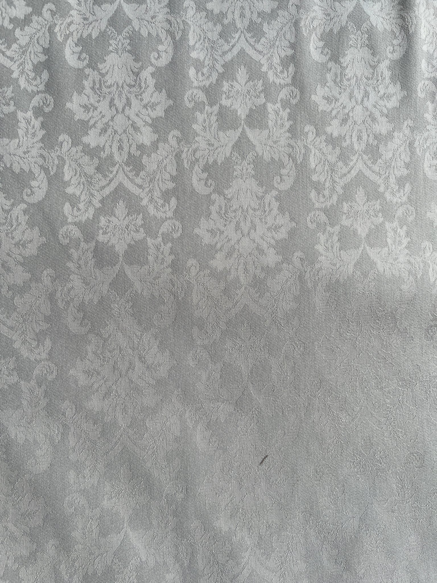 Premium Light Grey Stretchable Lycra Print Fabric – 58" Wide | Perfect for Well - Stitched Shirts & Kurtas - Poshak Fabrics