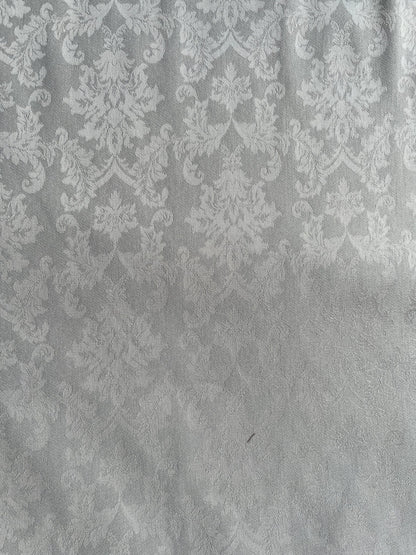 Premium Light Grey Stretchable Lycra Print Fabric – 58" Wide | Perfect for Well - Stitched Shirts & Kurtas - Poshak Fabrics