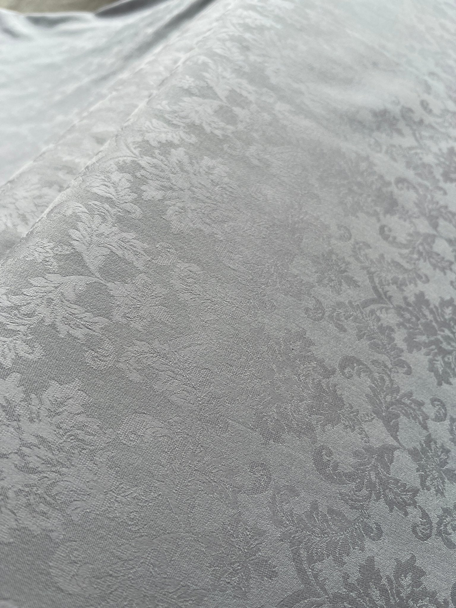 Premium Light Grey Stretchable Lycra Print Fabric – 58" Wide | Perfect for Well - Stitched Shirts & Kurtas - Poshak Fabrics