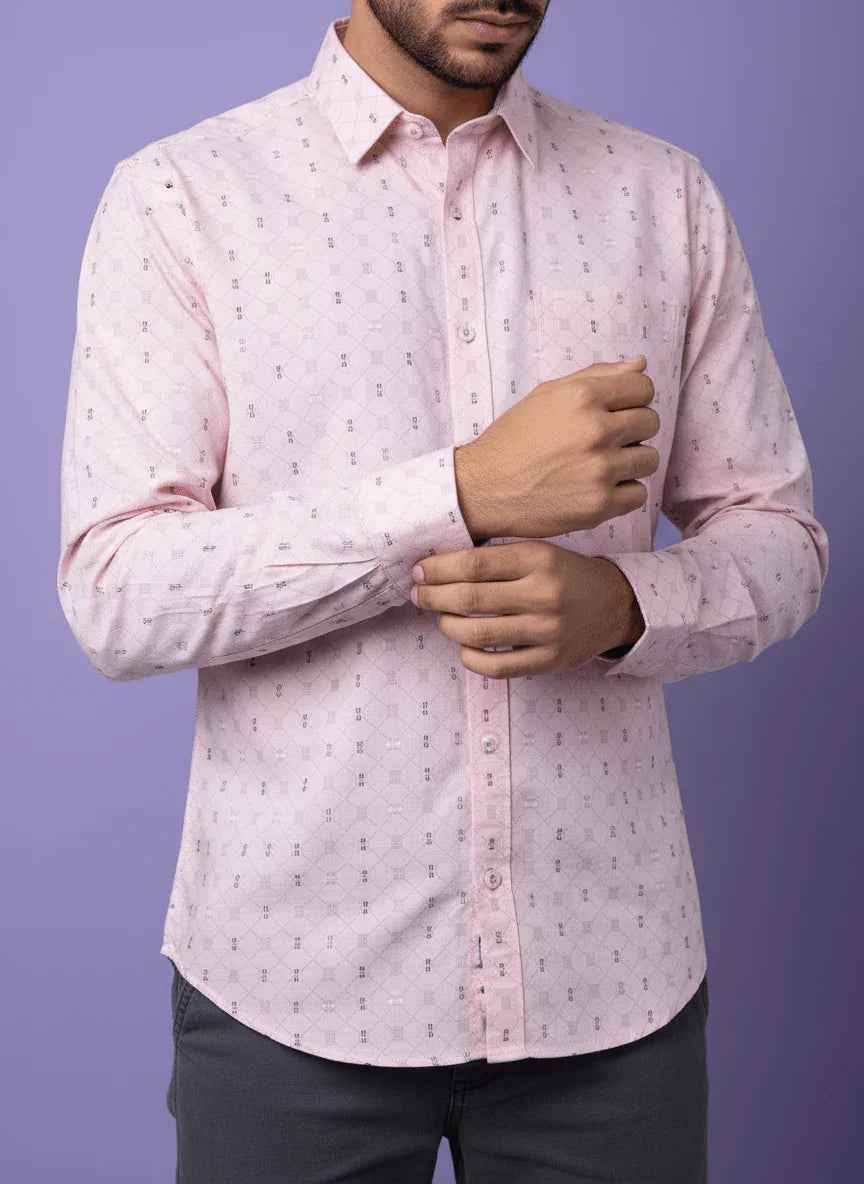 Premium Mohan Lusture Venture Printed Shirting Fabric – 36” (Purple, Pink, Sky Blue, Black, Maroon)