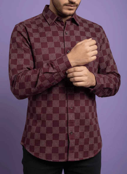 Premium Mohan Lusture Venture Printed Shirting Fabric – 36” (Purple, Pink, Sky Blue, Black, Maroon)