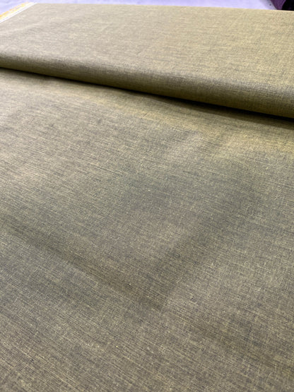 Premium Mustard Addi/Paper Cotton Textured Kurta Fabric – Ultra - Thin & Breathable, 58" Wide - Poshak Fabrics